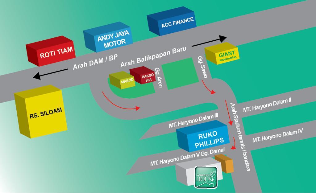 Comfort House Hotel Balikpapan  Luaran gambar